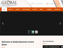 Tablet Screenshot of gbc.com.qa